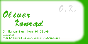 oliver konrad business card